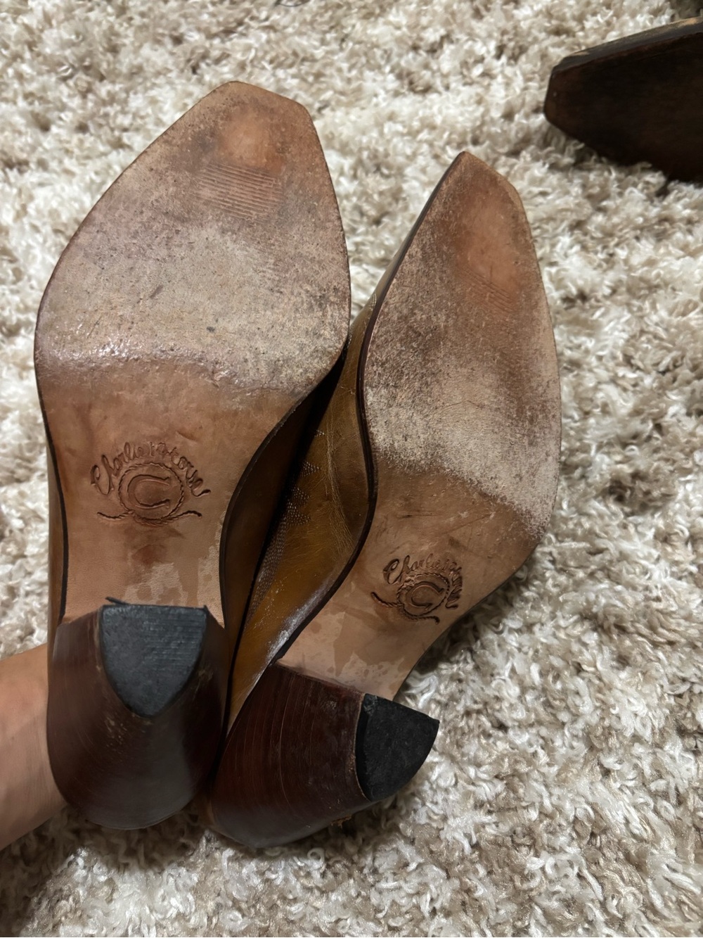 Charlie 1 Horse by Lucchese Snip Toe Mules - Picture 4 of 6
